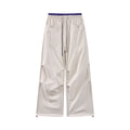 Outdoor Casual Cargo Pants Windproof Pleated Paratrooper Pants Relaxed Fit Long Trousers
