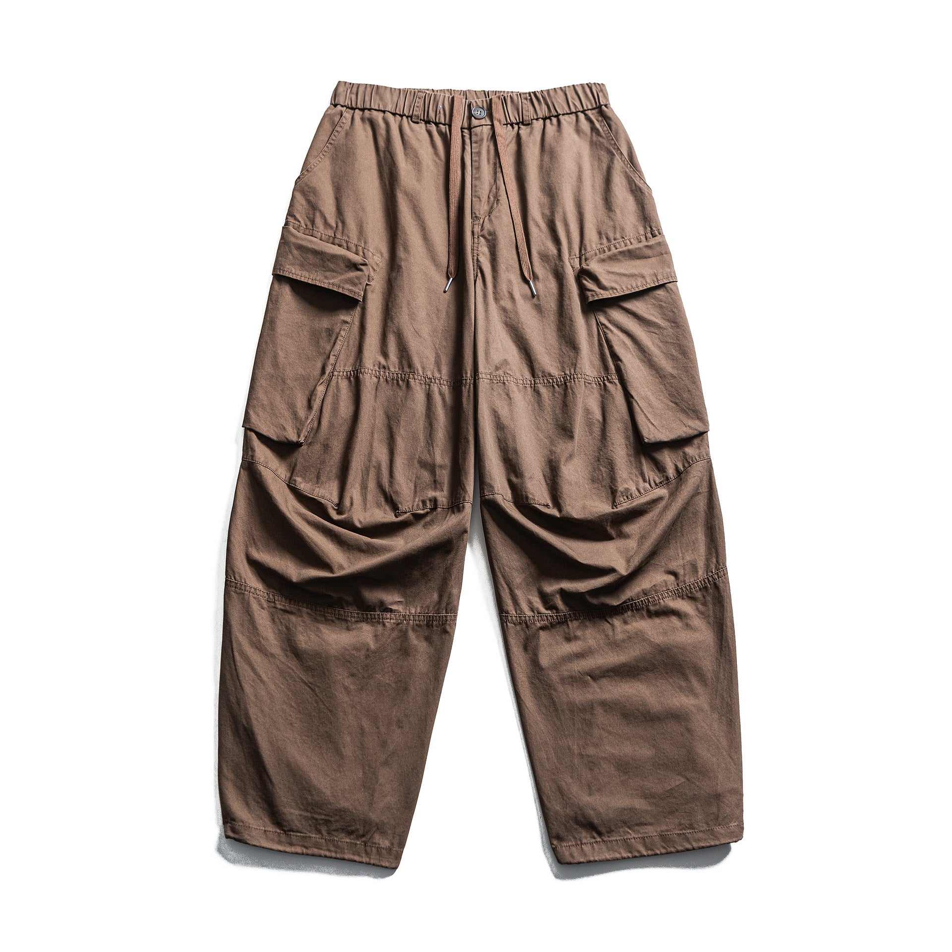 Cargo Pants with Large Pockets, Loose Fit, Relaxed Tapered Leg, Workwear Design, Long Pants