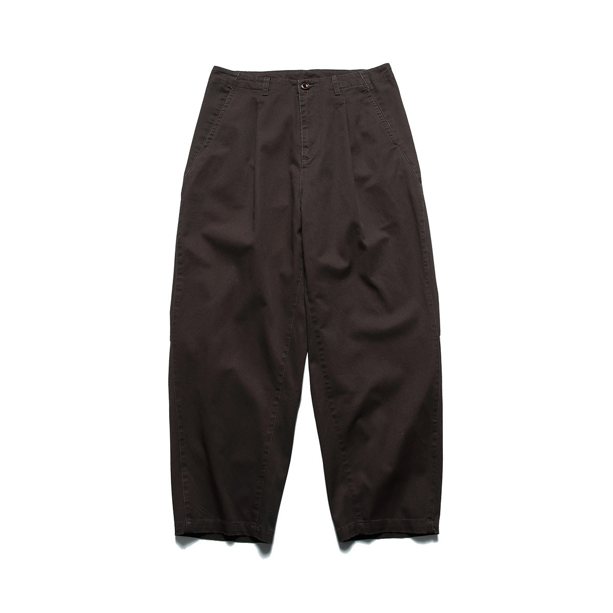 Casual Cotton Washed Loose Straight Leg Relaxed Pants Men Wide Leg Cargo Pants