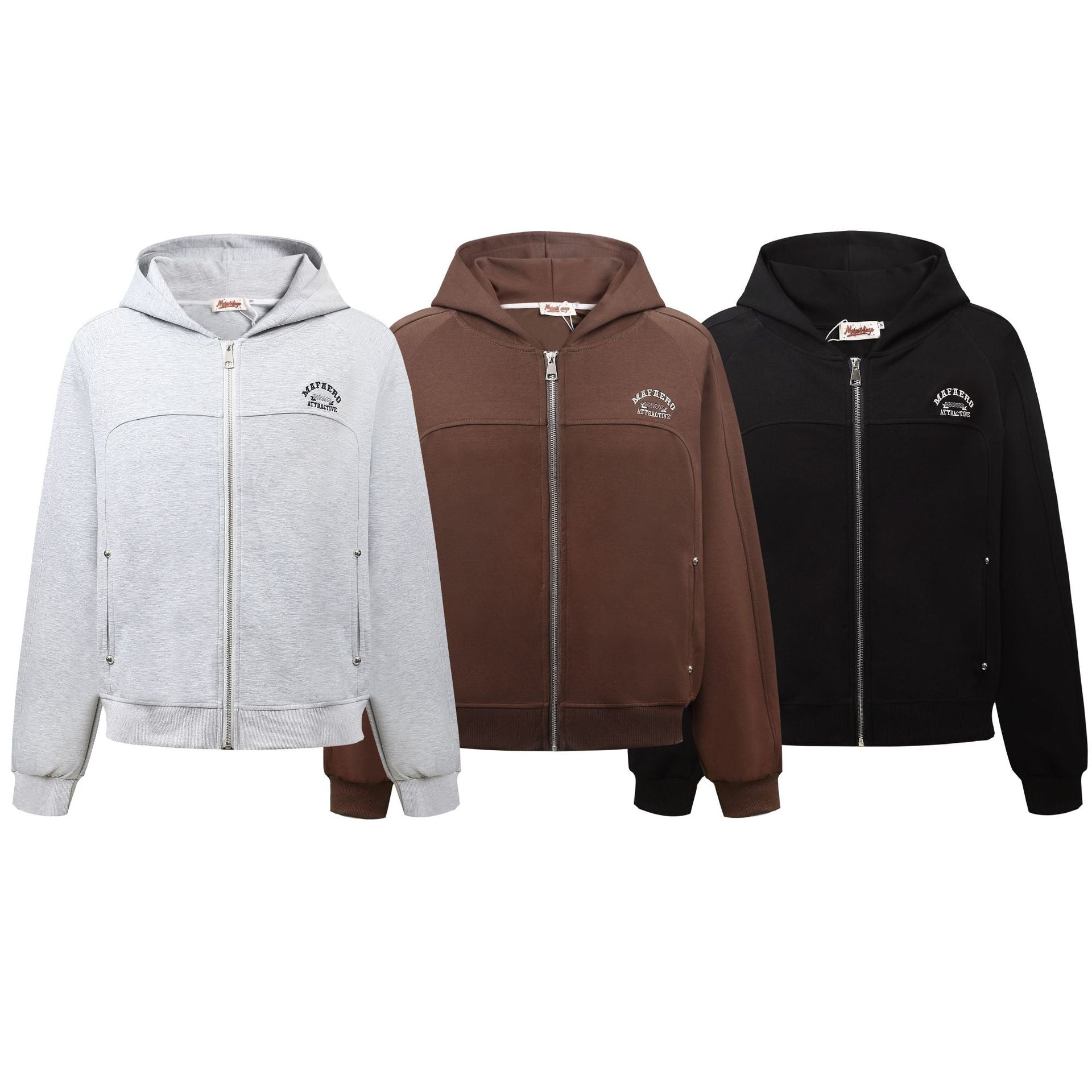 zip-up hoodie