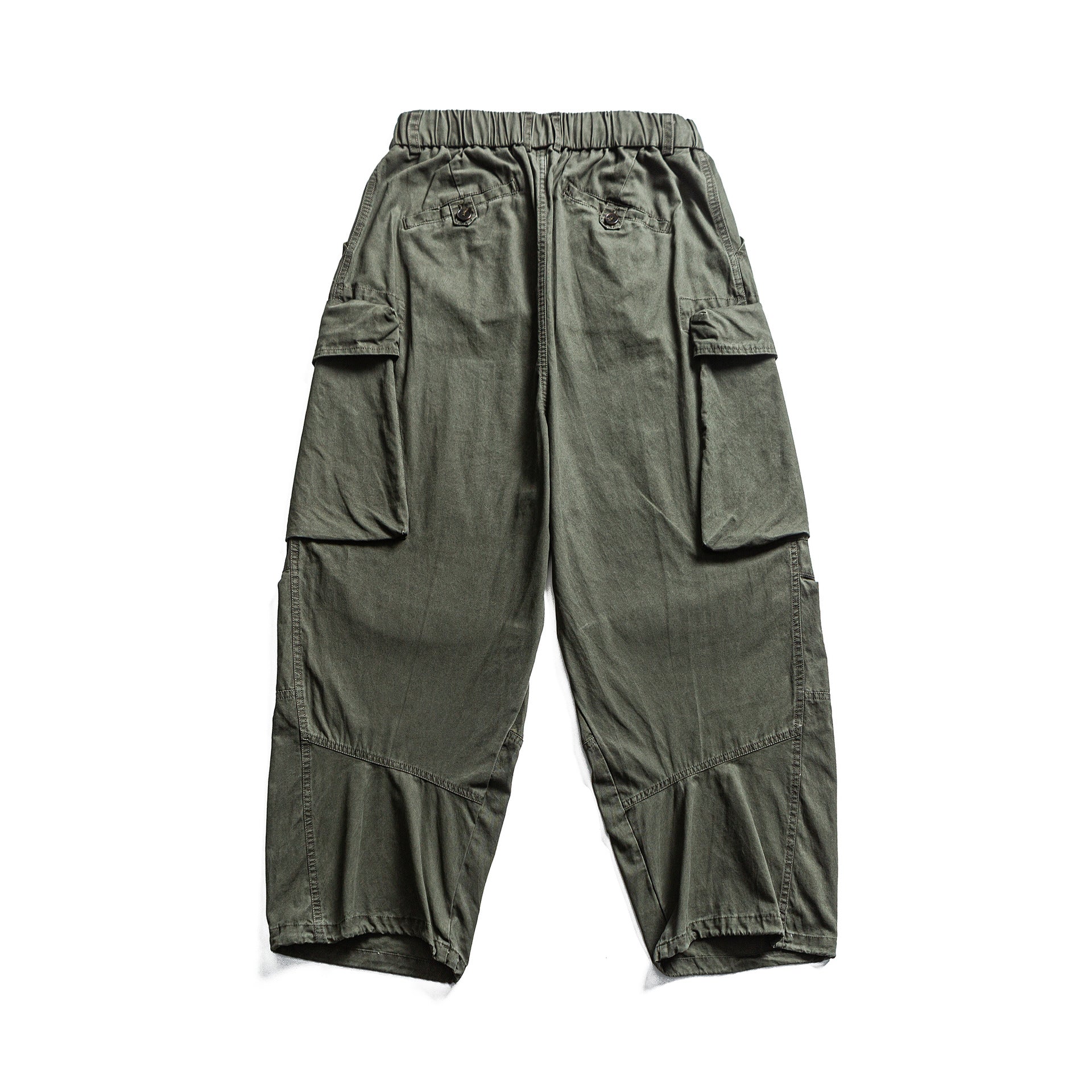 Cargo Pants with Large Pockets, Loose Fit, Relaxed Tapered Leg, Workwear Design, Long Pants