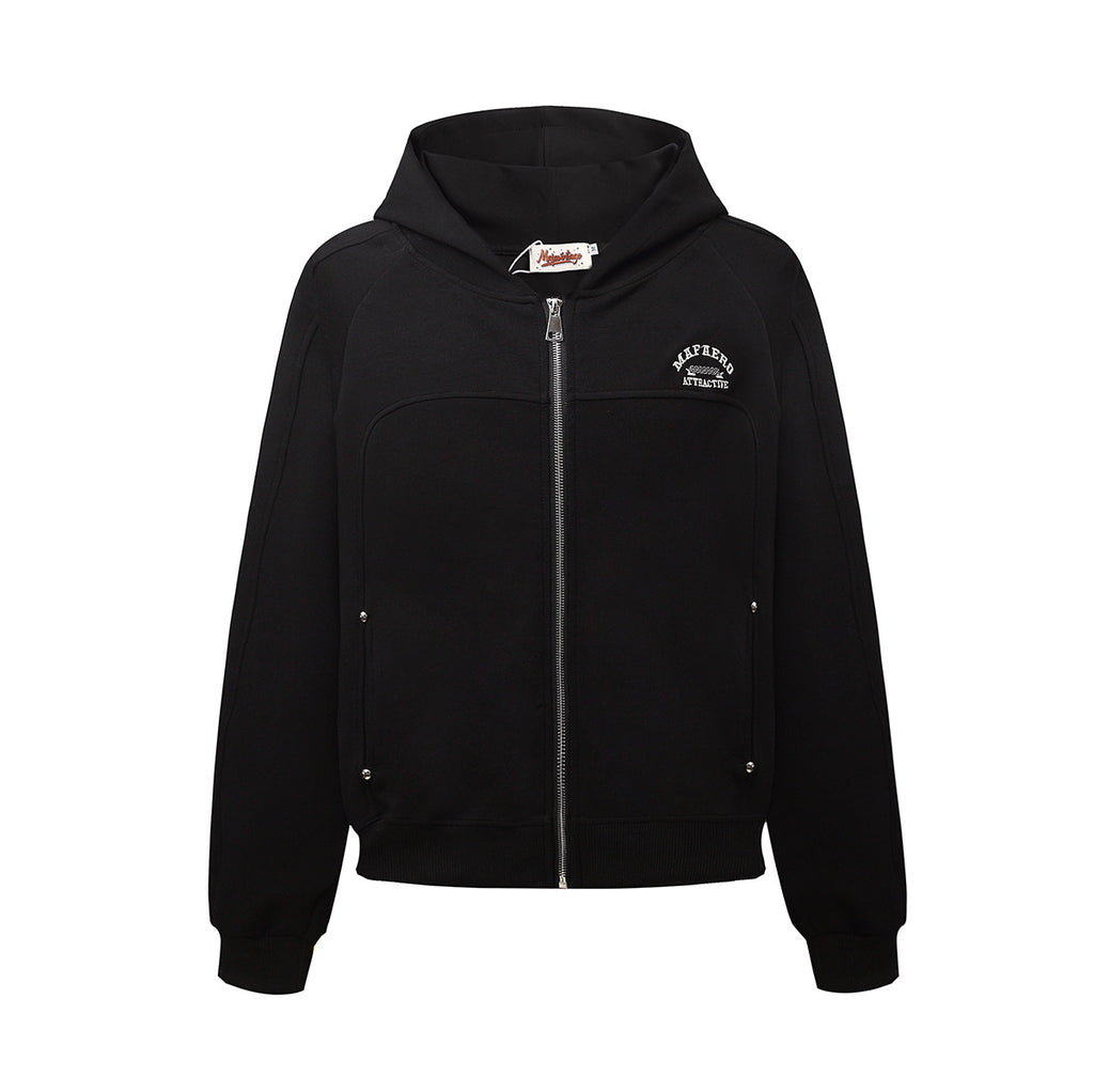 zip-up hoodie