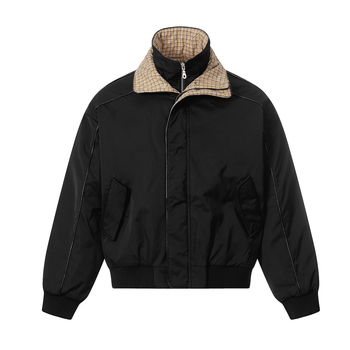 Fake two cotton jackets for men