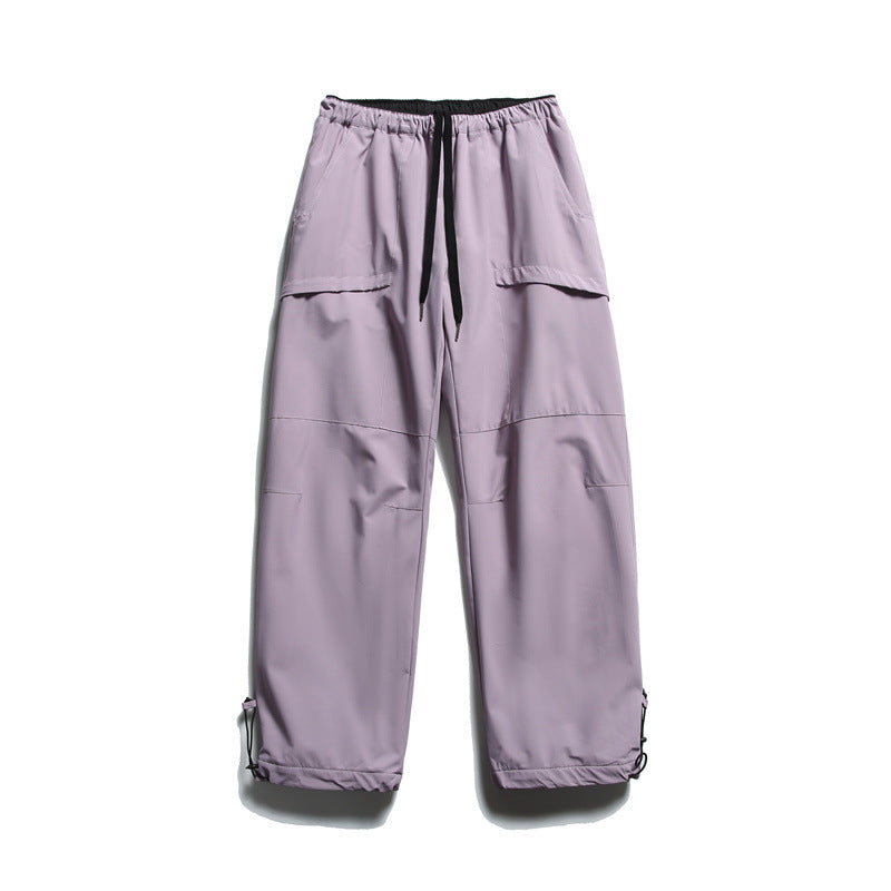 Relaxed Fit Fleece-Lined Cargo Pants