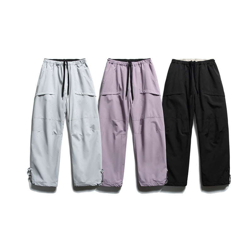Relaxed Fit Fleece-Lined Cargo Pants